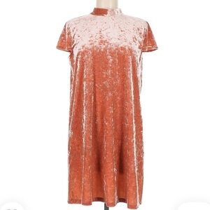 Madewell Crushed Velvet Mini Dress